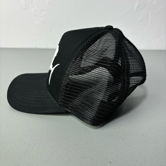 Simms Black Fishing Baseball Hat Cap Snapback Adjustable One Size Cotton Blend - Picture 7 of 8